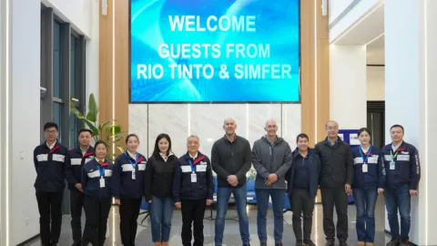 Rio Tinto’s Guinea Subsidiary Simfer Executives Visit Boton Technology to Deepen Cooperation and Collaborate on the Future of Sm