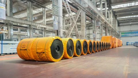 BOTON Thailand Produces Its First ST7100 Ultra-High-Strength Steel Cord Conveyor Belt