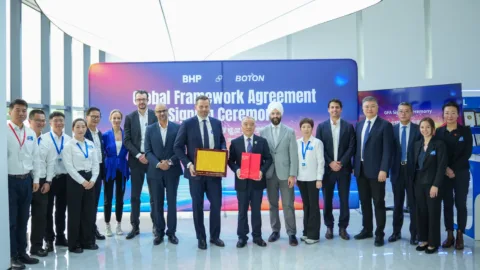 Landmark Signing: BOTON and BHP Sign Global Framework Agreement, Ushering in a New Era of Intelligent and Sustainable Collaboration in Global Mining