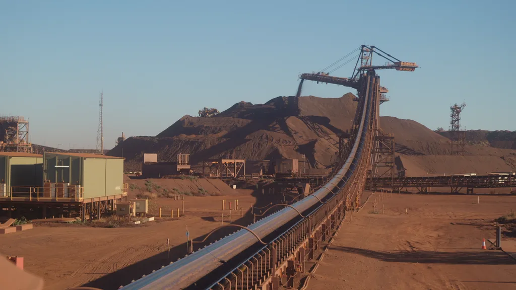 Overland Conveyor at an Iron Ore Mine
