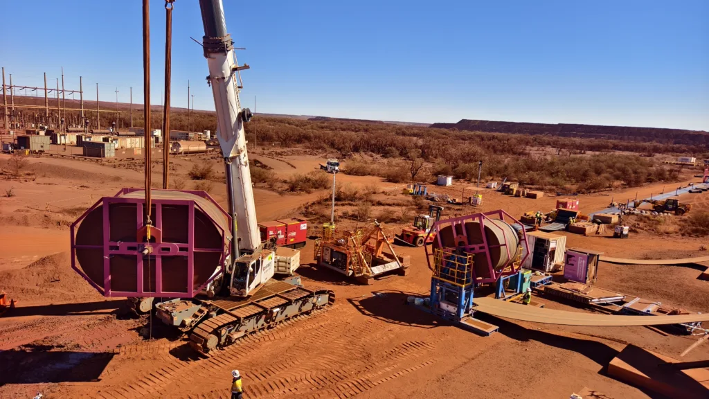Steel Cord Conveyor Belt Changeout in Western Australia